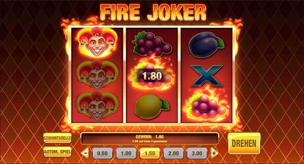 Fire Joker kostenlos spielen Slot Spiel Bild