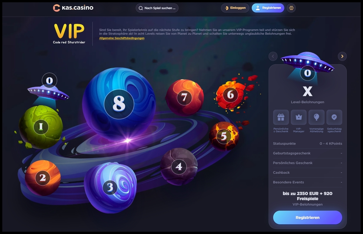 VIP Programm Kas Casino
